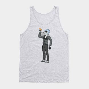 Skeleton with a hot dog Tank Top